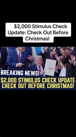 $2,000 Stimulus Check Update: Check Out Before Christmas! #social #security #payment #viral #stimuluscheck