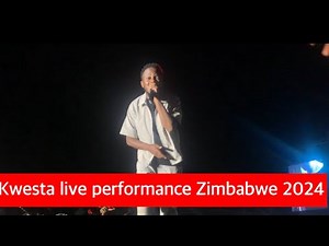 Kwesta 🔥live performance in Zimbabwe at SaintFloew AlbumLaunch 2024