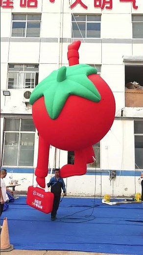 We Create Unique Inflatable Figures Red Tomato and decorations for Inflatables Art In Advertising