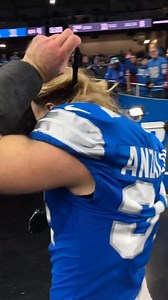 The Detroit Lions, led by quarterback Jared Goff, walk back to the locker room one final time for the season after losing 45-31 to the Washington Commanders in the NFL Divisional Round game on Saturday, Jan. 18, 2025 at Ford Field in Detroit. (Video by Jake May | MLive.com) | MLive Sports