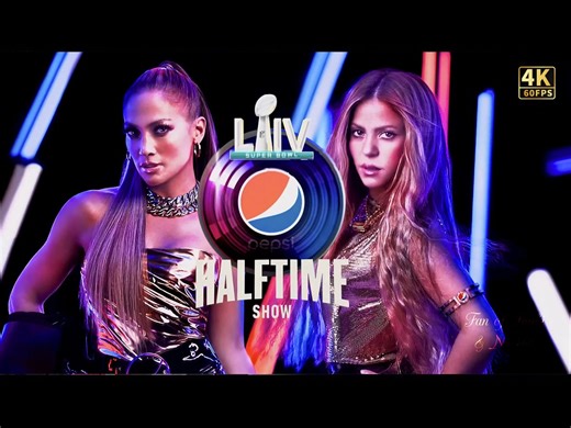 夏奇拉（Shakira ）& （Jennifer Lopez） 2020年超级碗（Super Bowl LIV）经典演出 4K