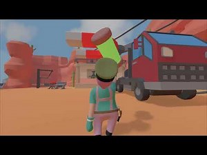 100% walkthrough (all trophies) – Red Rock (DLC) – Human Fall Flat