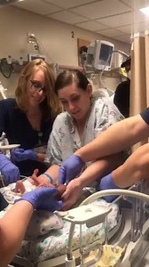 2.8M views · 47K reactions | holding my miracle baby for the first time. #nicubaby #micropreemie #1pound5ounces #mylittlestlove #nicugraduate | Nicu baby | Facebook