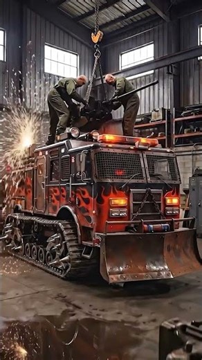 Armored Fire Truck Build 🚒🔥 Ultimate Survival Machine #shorts #survival