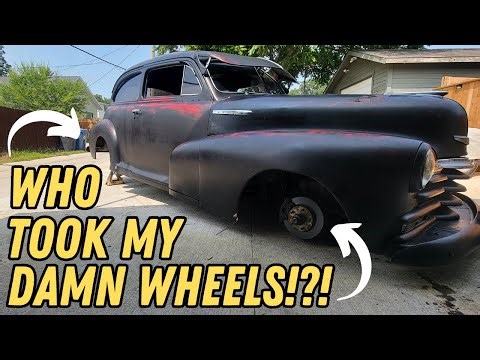She's Slammed Now! What Happened To My Wheels? This 1947 Chevy Is A Problem!