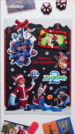 Scrapbooking Zootopia 2 Christmas 주토피아 2 크리스마스 다꾸 Journaling