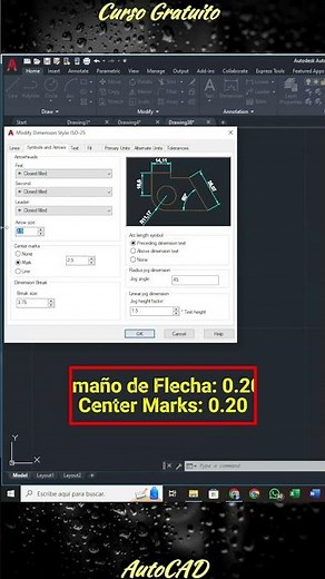 ¿Cómo cambiar el diseño de las COTAS en Autocad? #tutorial #cad #diseño