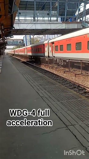 WDG-4 with full speed with lhb coaches on western railway line gujrat mumbai