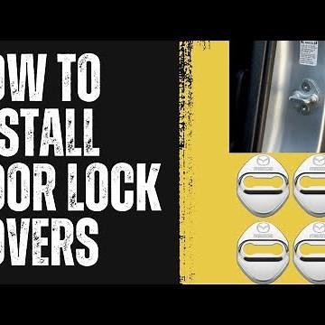 DIY: How to Install Vehicle Door Lock Covers (EASY 2-Minute Car Mod!)