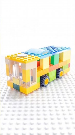 【車】 レゴで「バス」をつくってみた！ 〜レゴクラシック 10698 作り方〜 #レゴ #lego #バス #radwimps