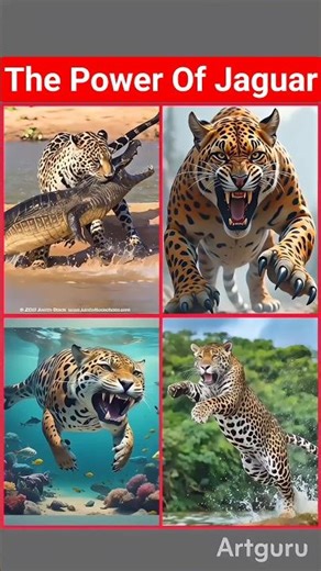 Jaguar: The Deadliest Predator of the American Continent. #jaguar #jaguarvscrocodile #facts