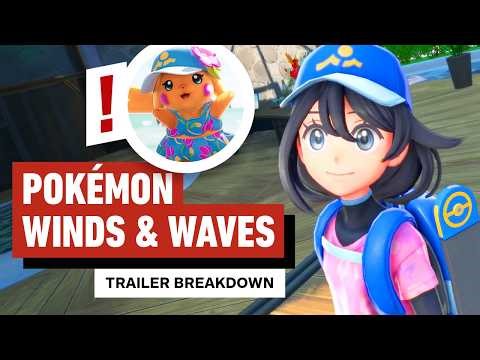 Pokemon Winds and Waves Trailer Breakdown - Secrets, Details, Gameplay, and More!