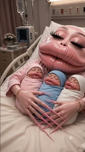 Lupa Welcomes Her Triplets 👶💖 | Emotional AI Animation #shorts