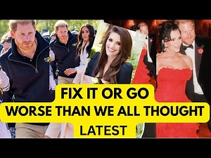 FIX THIS OR GO - FINAL STRAW SUSSEXES DEMAND #news #meghan #princeharry