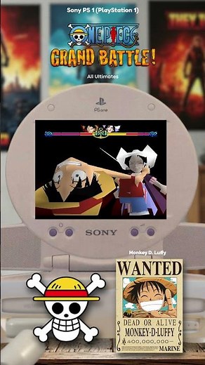 (PS1) One Piece Grand Battle! [All Ultimates] : Monkey D. Luffy