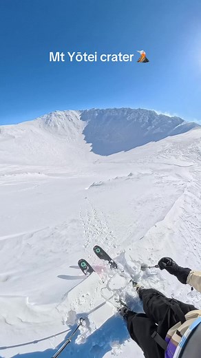 Skiing the Craters of Mt. Yōtei in Hokkaido, Japan