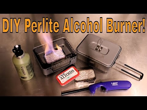 My DIY Perlite Alcohol Burner! Super Inexpensive, Easy To Assemble And VERY Effective!