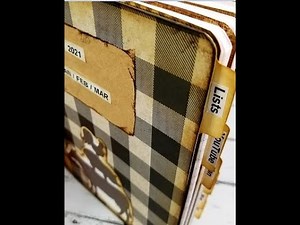 PART 2: COMPOSITION NOTEBOOK JUNK JOURNAL PLANNER - 2021 (FIRST QUARTER) - FLIP THROUGH
