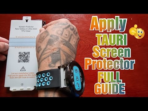 How to Apply the TAURI 2 Pack Screen Protector On the Samsung Galaxy S22 Ultra|S23 Ultra FULL GUIDE