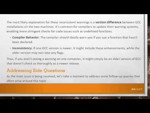 Understanding undefined function Warnings in GCC: A Deep Dive into Compiler Behavior