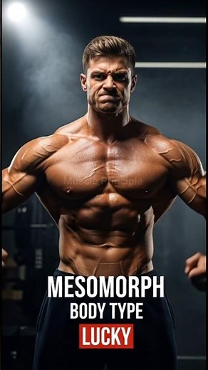 “Lucky Genetics? The Mesomorph Advantage. #fitness #gym #workout #wellness #health #diet #body