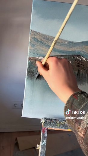 Trying to Paint a Landscape Without a Tutorial 🤯