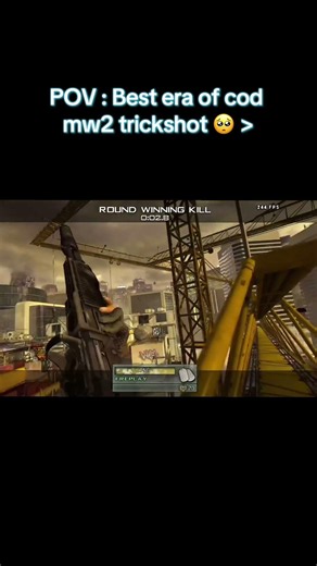 Smooth trickshot in mw2 iw4x