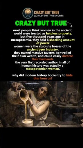 The secret power of women 5,000 years ago #history #facts