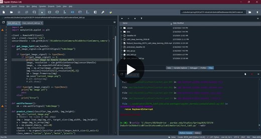 #cnns #coppeliasim #deeplearning #cnn #computervision #robotics #coppeliasim #purdue #mechatronics | Mukund Balraj Vishwanath