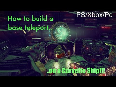 No Man's Sky / Build a base teleport on your Corvette! / PS5/Xbox/Pc