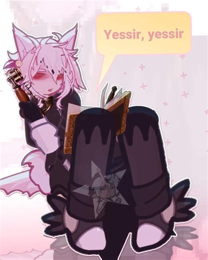 🤍🩵 | yessir yessir ! | Trend| clean version |#kuhkit#gacha#tweening#fyp|