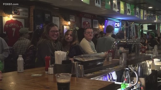 St. Patrick's Day crowds fill Connecticut pubs