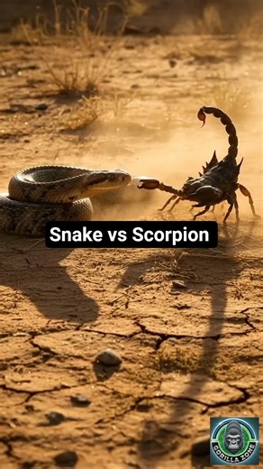 Snake vs Scorpion #animals #wildlife #trending