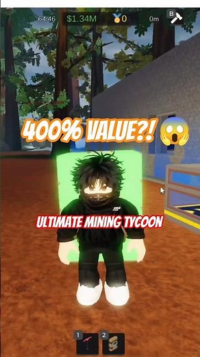 How to Turn Ore Into 400% Value in Ultimate Mining Tycoon Roblox! 💰🔥 #UltimateMining #RobloxGuide