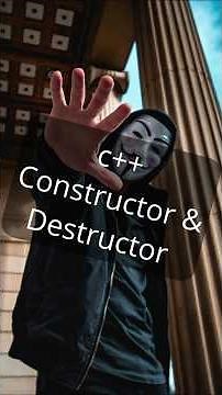 038 Constructors and Destructors #cplusplus #coding #correctcoding