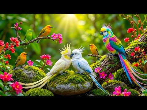 🌿 Calm Spring Nature Sounds with Piano 🎶 Peaceful Birdsong for Stress Relief and Mindfulness