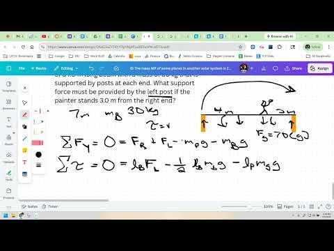 AP Physics 1 Unit 5 Torque and Rotational Dynamics Problem 10