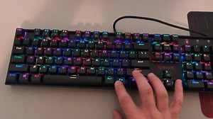 Redragon K551RGB MITRA RGB Backlit Mechanical Keyboard with Blue...