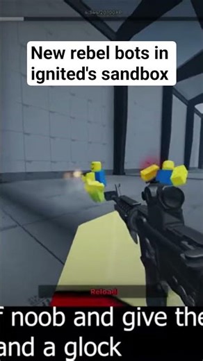 Rebel bots in ignited's sandbox #roblox