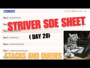 Day 20 Striver SDE Sheet (topic : Stack and Queues)