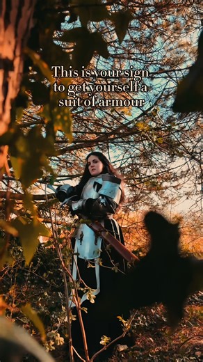 If you've been waiting for a sign to get an armorset from our website - this is it. 🛡 Suit up, stand tall, and make your own legend. ⚔️ #medieval #epicarmoury #LARP #Renfaire #armor | Epic Armoury