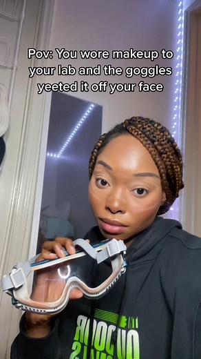 Embarrassing Chem Lab Makeup Mishap