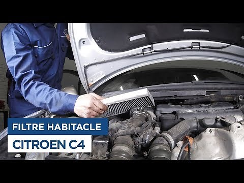 Citroën C4 - Changing the Cabin Filter