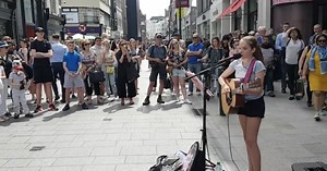 WATCH: This amazing 11-year-old busker has been wowing people on Grafton Street