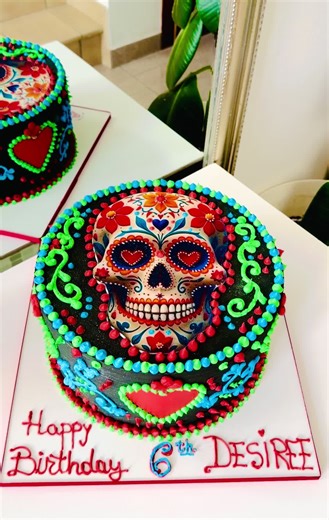 Día de los muertos cake ❤️ #cakedecorating #fvg #friuli #caketok