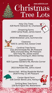 Tree lots are opening across Charleston again. Always one of those small Charleston moments that make the season feel real. Here are a few spots to check out if you are picking up a tree this week. • Brian Walsh | Walsh CHS | CharlestonhomesBrian