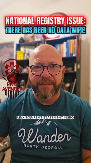 The display issues on the NREMT website are part of a data-base realignment. No data has been lost. You can go to the link in my bio to hear it directly from them. https://www.nremt.org/Document/CAR-Bug-Update?fbclid=IwY2xjawLkui9leHRuA2FlbQIxMABicmlkETFOdzBENVZVWW0yQlRndFMxAR4Ok-i-ML2DAM3jOrA_Zlla-OB-O-udJxCuyXvTWVsWGPa9yiOI34xN_Sw-hA_aem_jQFVxsnXsT1-5vIPWC7Wbw #Paramedicbook #paramedicsoffacebook #medicsoffacebook #medicbook #emtsoffacebook #emsbook #Paramedic #paramedics #firstresponders #fir