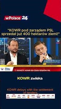 Skandal! "KOWR pod zarządem PSL sprzedał już 400 hektarów ziemi!" - Tomasz Ognisty