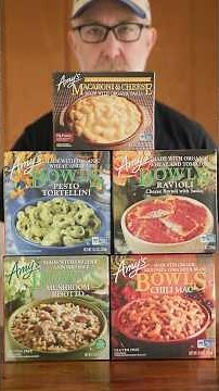 Ranking Amy's Frozen Meals (Best to Worst!) #vegetarian #FoodReview #frozenfood #healthyfood #shorts