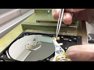 Head replacement tool for Seagate Slim 2 platters